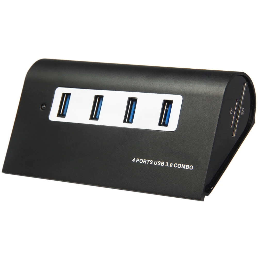 

USB Hub Card Reader Leadzoe USB splitter with 4 USB 3.0 Port and SD/TF Smart Card Reader and 1 Meter Data Cable