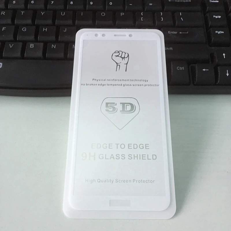 

For Glass Huawei Honor 7C Pro Screen Protector, 5D Full Cover Tempered Glass For Huawei Honor 7C Pro Glass 5.99 inch Phone Film