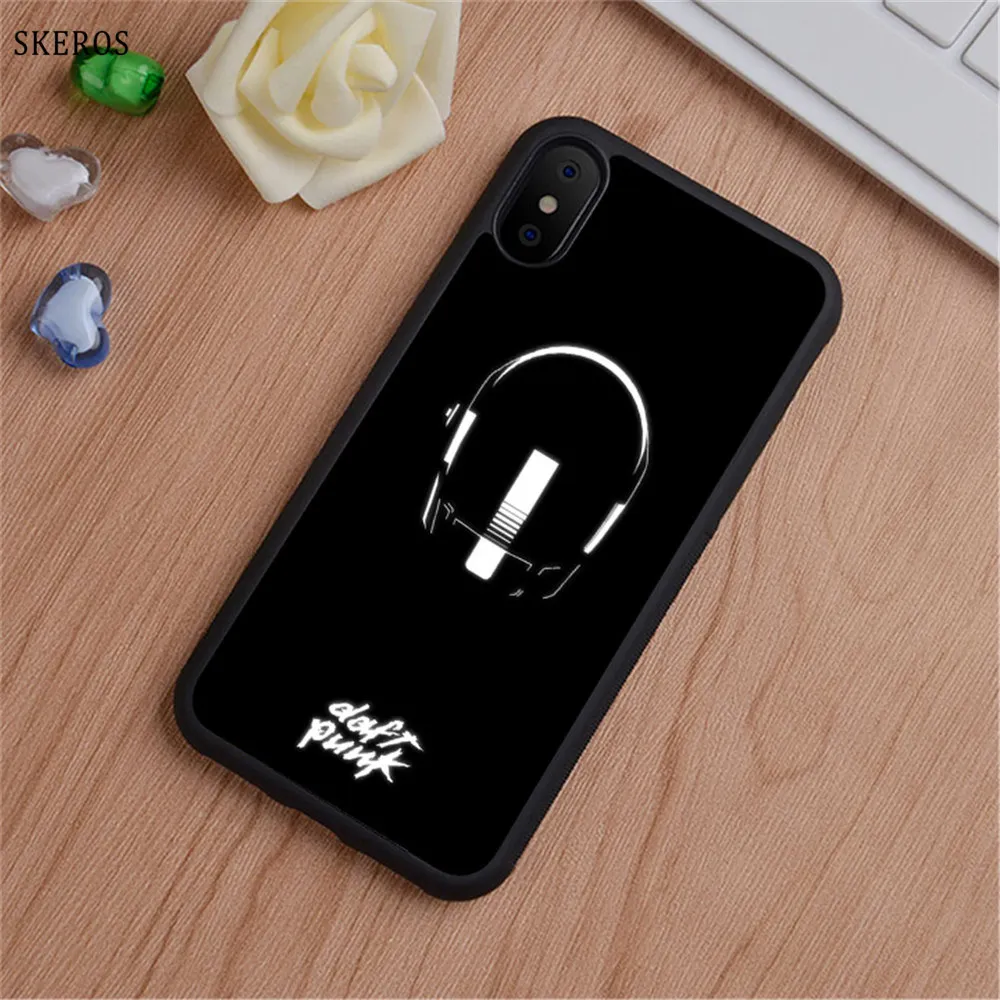 SKEROS daft панк 5 чехол для iPhone X 4 4S 5S 6 6s 7 8 plus плюс и # B159 |