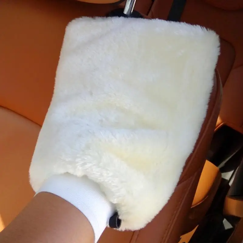 Мягкие перчатки из микрофибры для мытья автомобиля модные шерстяные чистящие