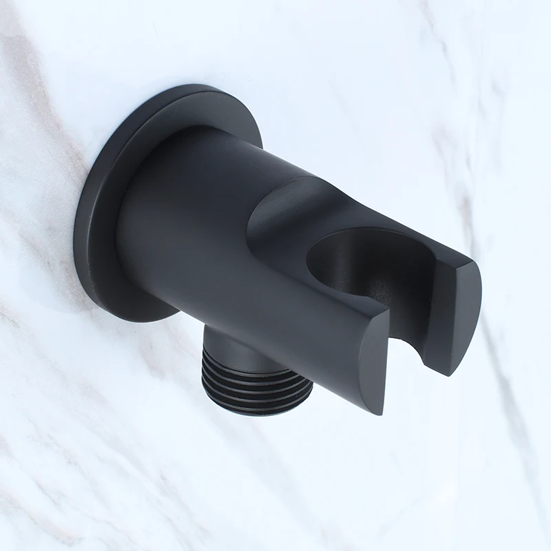 Buy Black Brass Handheld Shower head Holder Support