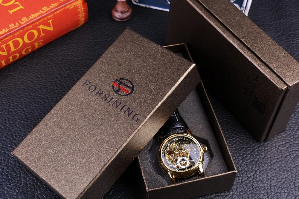 Hollow Engraving Skeleton Casual Designer Men Automatic Watches