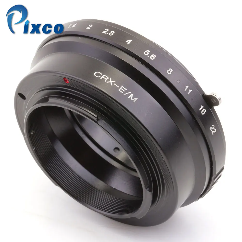 Pixco Lens Adapter Suit for Contarex CRX Lens to EOS M50 M6 M5 M10 M3 M2 Camera 