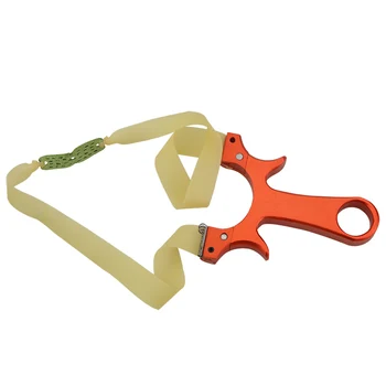 

High Quality Archery Titanium Magnesium Alloy Slingshot Catapult Camping Bow Travel Hunting Accessory