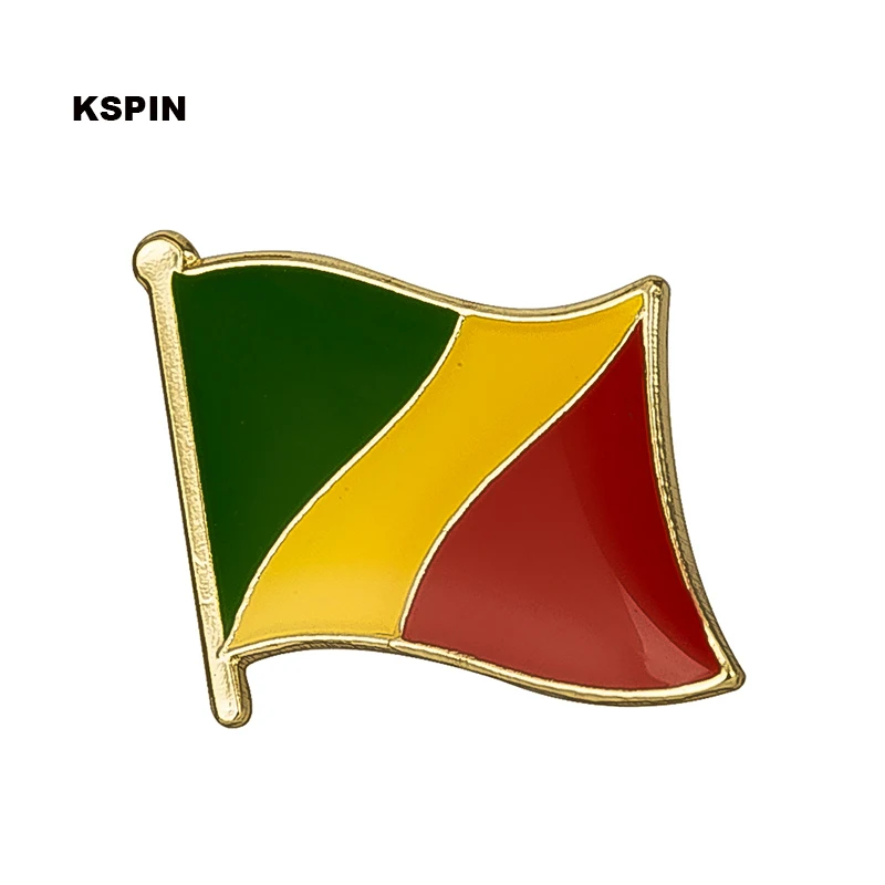 KS0064 Флаг значок с флагом страны брошь в виде флага Национальный флаг лацкан булавка международные путешествия булавки коллекции - Цвет: KS0064