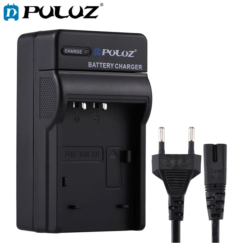 PULUZ Battery Charger Set For Sony BX1 Battery EU Plug Charger+Cable