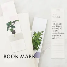 30 шт./кор. Противоударная заданяя бумажные закладки книжные держатели карты сообщения kawaii канцелярские zakka Jack школьной papelaria подарки для детей