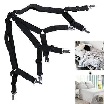 

Triangle Bed Sheet Mattress Elastic Fastener Grippers Tent Metal Fixation Clip Holder Suspender