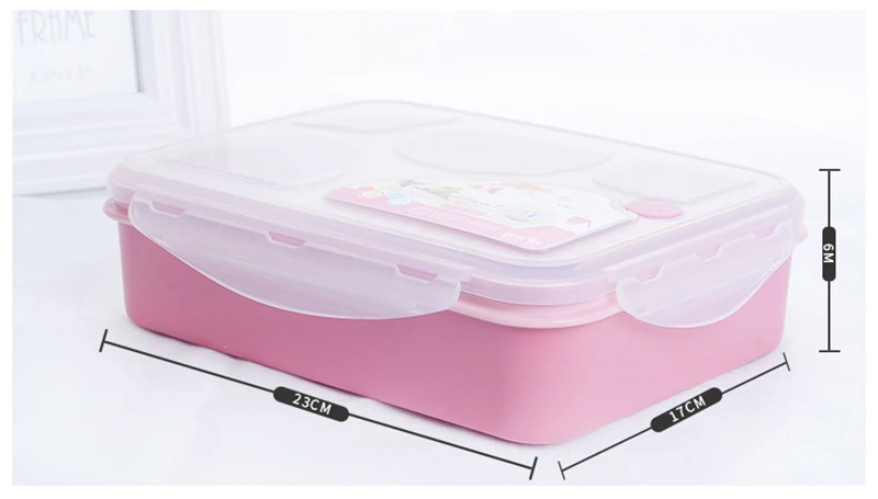 TUUTH милый Ланч-бокс, портативный, для детей и взрослых, Bento Boxs, герметичный, японский стиль, контейнер для еды
