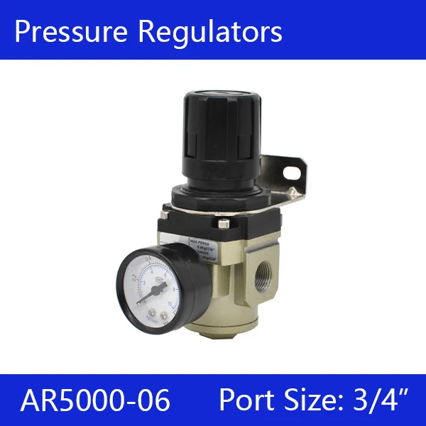 

Free shipping 3/4" air gas regulators,air regulator ,pressure regulator,air pressure regulator AR5000-06