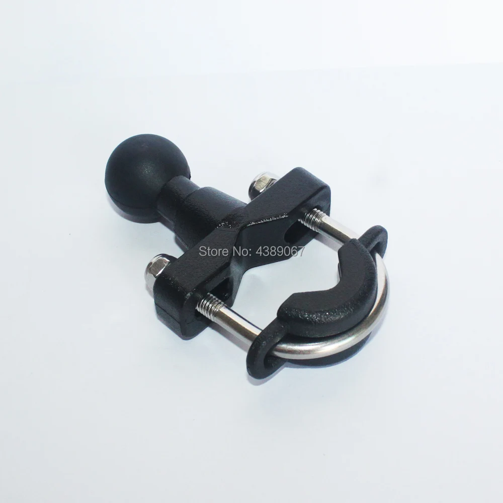

Motorcycle Handle Bar Rail Mount U-Bolt Mounting Base with 1 inch Ball