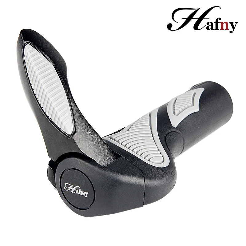 Hafny Taiwan Brand Bicycle Handlebar Grips Bar Ends Caps BMX MTB Road Bike Grips Cycling Handle Aluminum Rubber Bicycle Grips