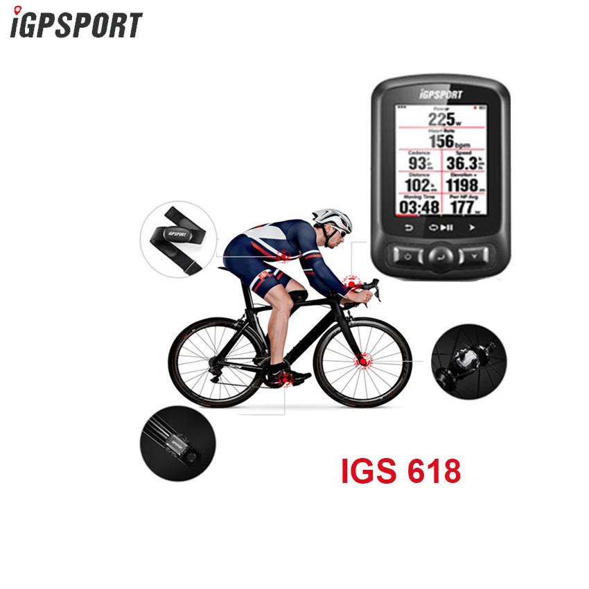 

Igpsport 7 Group IGS618 ANT+Bluetooth Bicycle Computer Gps Bicicleta Wireless Bisiklet Aksesuar Cycling Speedometer Bike Sensor