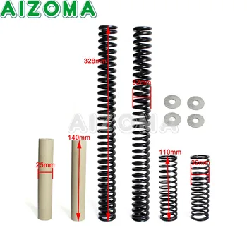 

Drop In Fork Lowering Kit Motorcycles Progressive Front Suspension For Harley Softail Touring Dyna FXWG FXDWG 41mm Fork Tubes