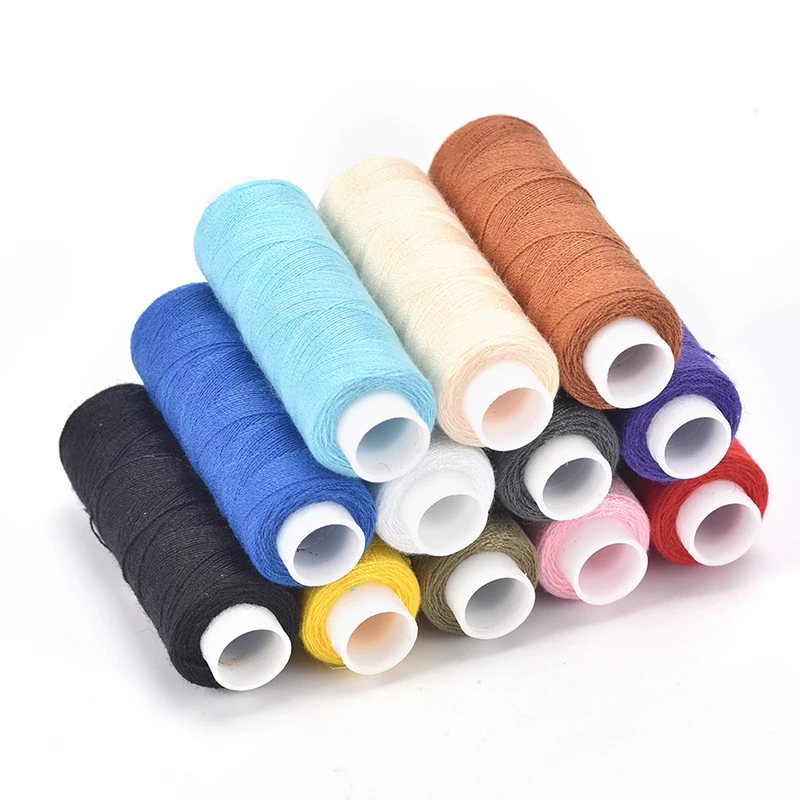 12 шт/лот швейная нить для ручной работы набор для ручной шитья или машинное шитье нить разных цветов