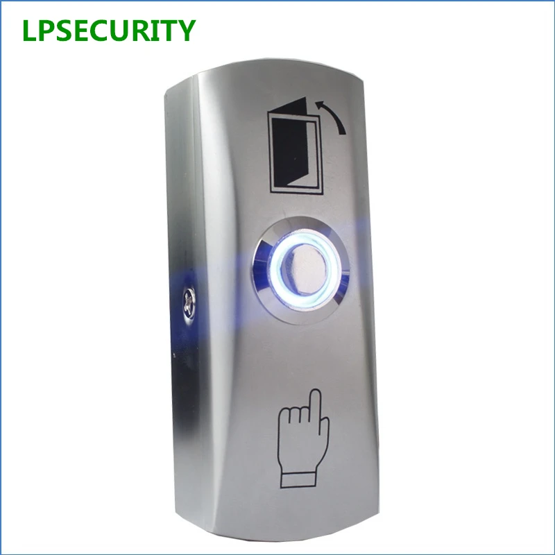 LPSECURITY NO COM светодиодный светильник кнопка "Exit" переключатель для система контроля допуска к двери дверной кнопочный переключатель