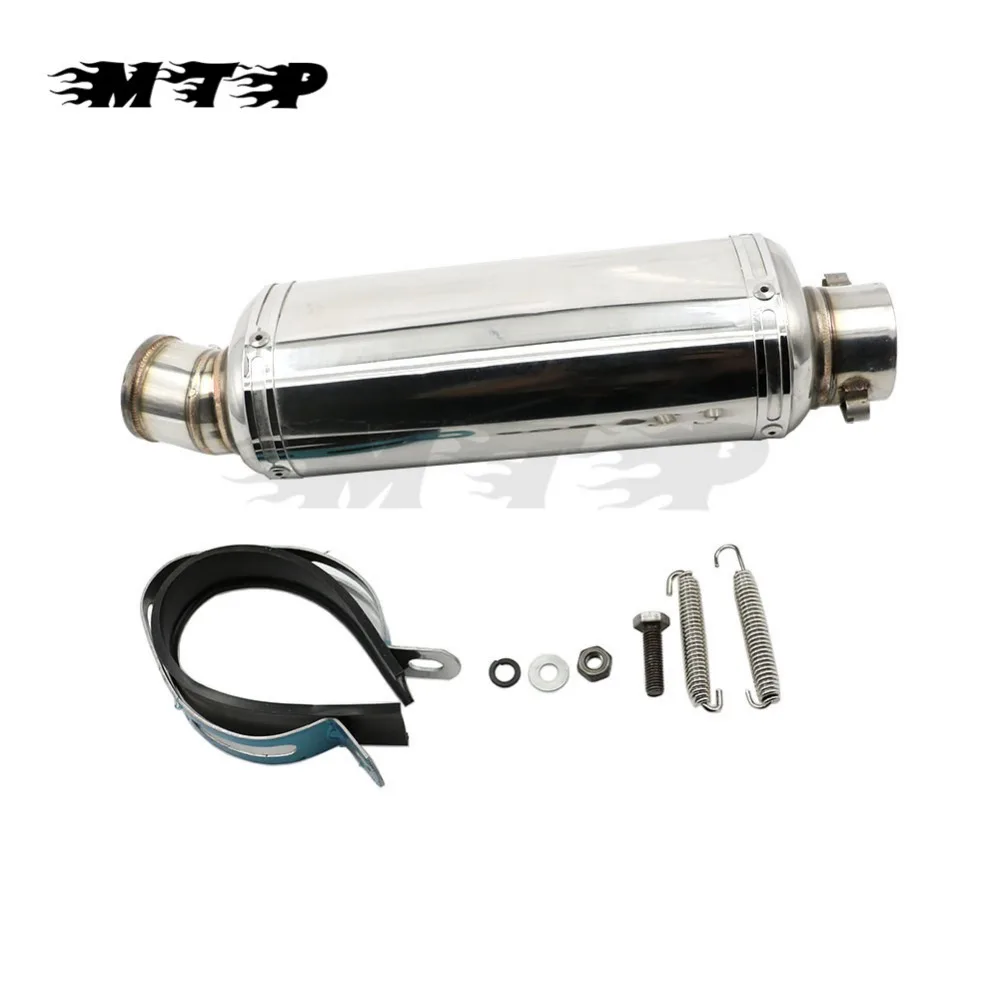 

Universal Motorcycle Stainless 51mm Exhaust Muffler Pipe with DB Killer For Motocross Scooter Dirt Bike Street Bike ATV Quad