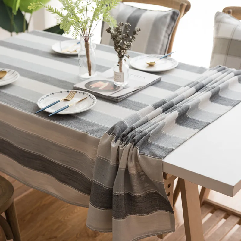 

Stripe Decorative Table Cloth Tablecloth Nappe Table Cloth Party Wedding Table Cloth for Home Table Decoration Mantel Home Decor