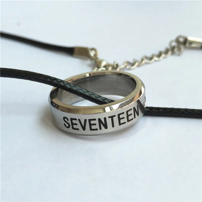 Youpop K-POP альбом Seventeen веревка кольцо на день рождения Аксессуары KPOP ювелирные изделия K поп кольца с шнурком BF0111