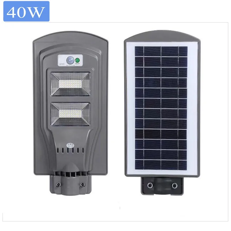 60W 40W 20W PIR Motion Sensor Led Solar Straat licht Outdoor Wandlamp Waterdicht Energiebesparing yard Path Home Garden Road