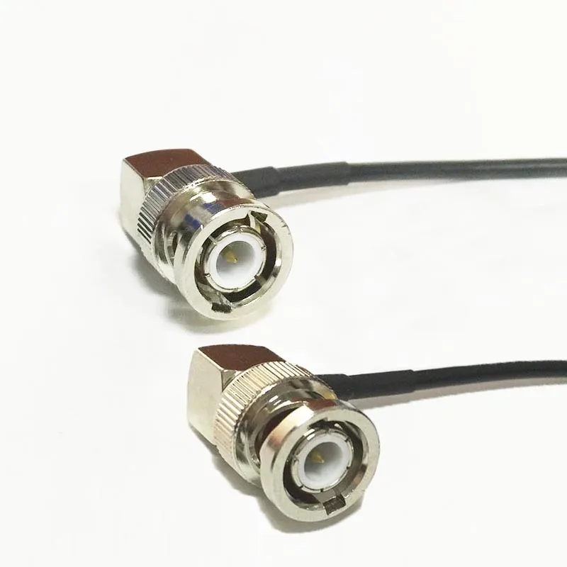 BNC штекер правый угол прямой BNC для SDI видео сигнала передачи камеры RF Pigtail мягкий 50 Ом RG174 коаксиальный кабель