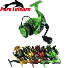 PureLeisure зимняя спиннинговая Рыболовная катушка металлическая 13BB+ 1 шариковый подшипник 1000-7000 серия Рыболовная катушка для рыбалки