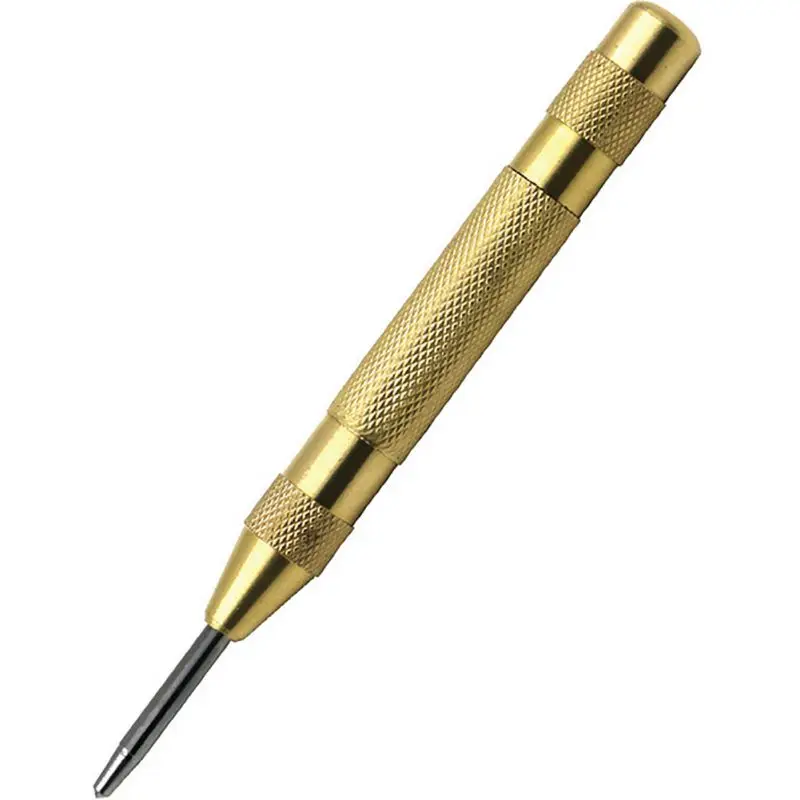 

1PC Practical Heavy Duty Automatic Centre Punch Steel Spring Loaded Metal Wood Press Dent Marker Chisel Tool