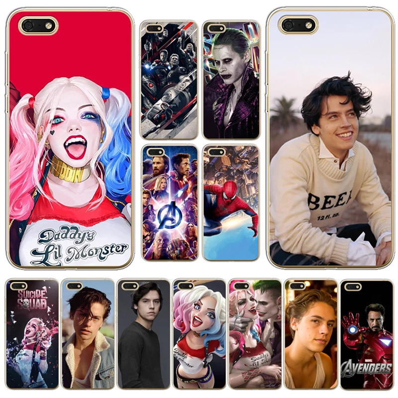

Luxury cartoon phone case cover For Huawei Mate 20 Pro Lite Honor 6A 6X 7 7X 7C 7A 8 8X 8C 9 joker Avengers riverdale marvel