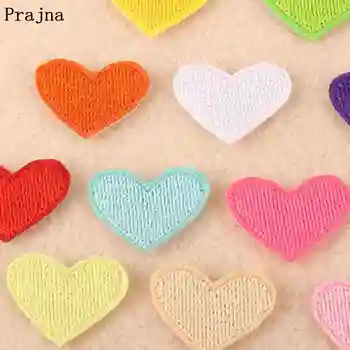 

Prajna 10pcs/lot 20 Colors Little Heart Patch Iron On Patches For Clothing Embroidered Patches On Clothes Applique Kids T-shirt