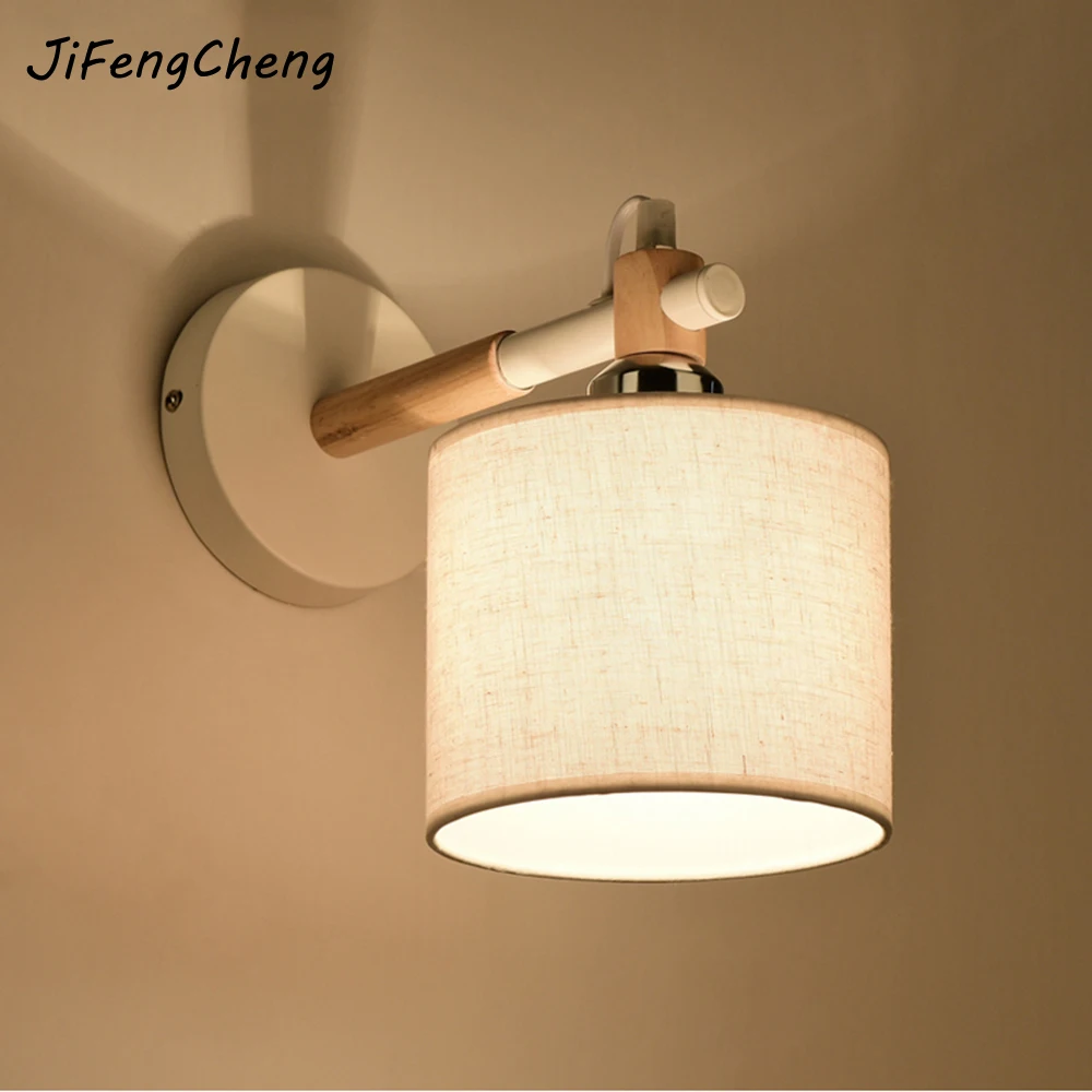

JiFengCheng JIFENGCHENG Simple and Modern E27 Wall Lamp Creative Bedroom Wall Lamp Bedside Lamp LED Interior Lighting Luminaria