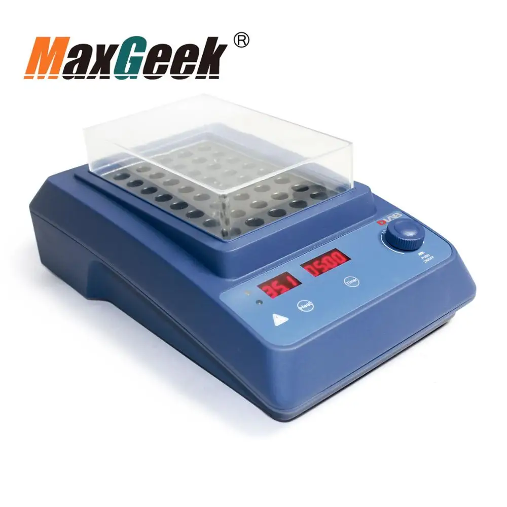 

HB120-S Dry Bath Incubator Heat Block Incubator Accurate Temperature Control w/ Timer LED Screen