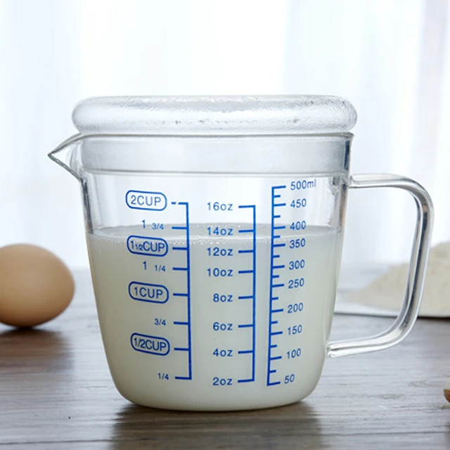 Glass Measuring Cup Microwave Safe  Oxo Measuring Cups Microwave Safe -  350ml 500ml - Aliexpress