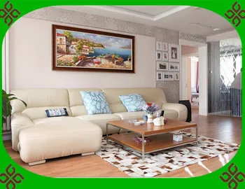 

2018 free shipping 100% natural genuine cowhide bath rug & shower curtain set