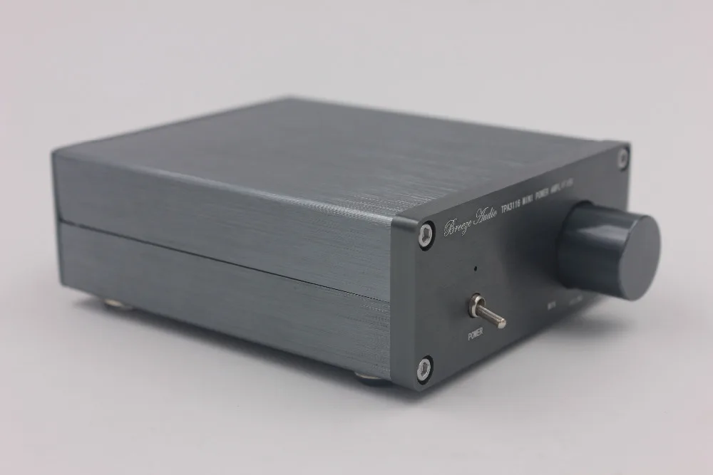 HiFi аудио стерео Цифровые усилители мощности 2,0 TPA3116 2*100 Вт мини домашний алюминиевый корпус усилитель с NE5532