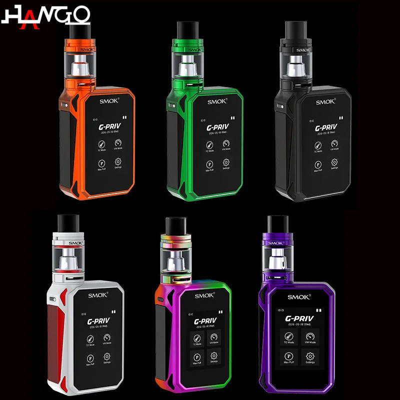 100 Original Smok G Priv 220W Kit Touch Screen GPriv 220 Box Mod Vape