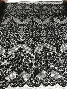 

Beautiful lace fabric with sequins embroidered lace fabric bridal Lace Fabric David-61220 embroidered tulle lace