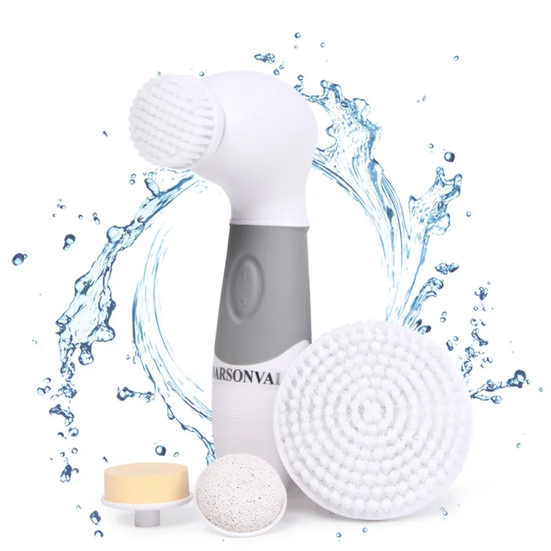 DARSONVAL 4 In 1 Electric Face Cleaning Brush Facial Washing Pore Cleaner Blackhead Remover Deep Clean Care Massager | Красота и