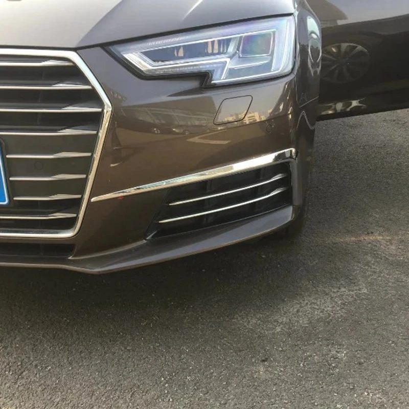 Автомобильный Стайлинг для Audi A4 седан B9/9L 2016 новинка 2017 года ABS Хромированная