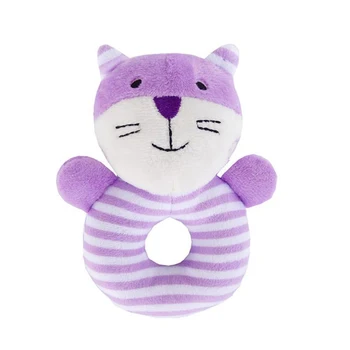 

Baby ring hand grasp stick puzzle plush cloth art baby grasp 0-1 year old hand ring toys