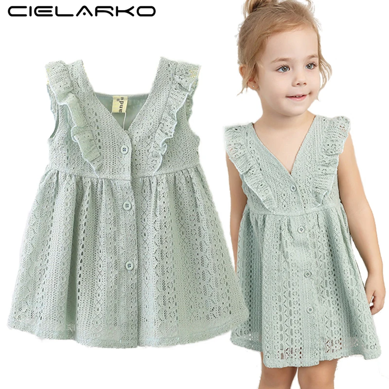 Cielarko Baby Girls Lace Dress Princess Toddler Dresses Soft 2017