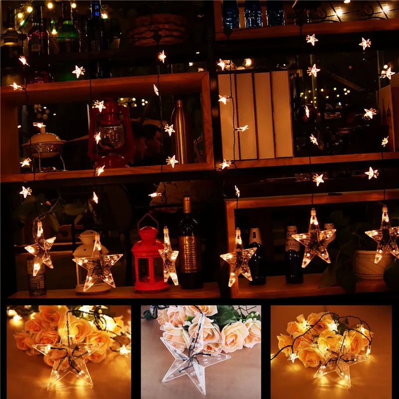 

bowarepro DC 3V Light LED String Star LED Lighting Christmas Party Christmas holiday LED KTV Light Fairy String Bar Light Garden