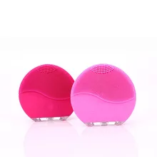 Electric Vibration Facial Cleansing Brush Skin Remove Blackhead Pore Cleanser Waterproof Silicone Face Massager mini2