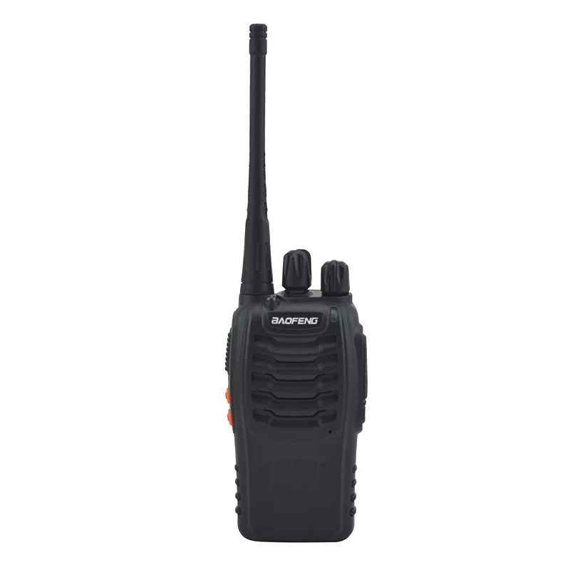 2pcs/lot BF-888S baofeng walkie talkie 888s UHF 400-470MHz 16Channel Portable two way radio with earpiece bf888s transceiver