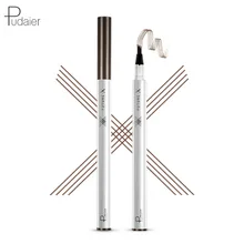 1 шт. карандаш для бровей ручка для бровей для женщин и девочек Водонепроницаемая вилка наконечник для бровей Тату-ручка бренд pudaier карандаш для бровей