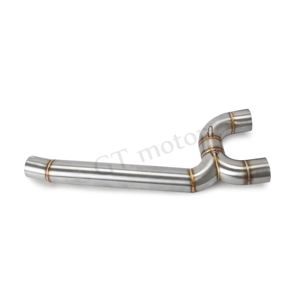 HGY De Escape de la Motocicleta Completa del Sistema de ventilaci/ón de Tubo Medio Enlace Conectar Compatible con KTM Duke 390 2013-2016
