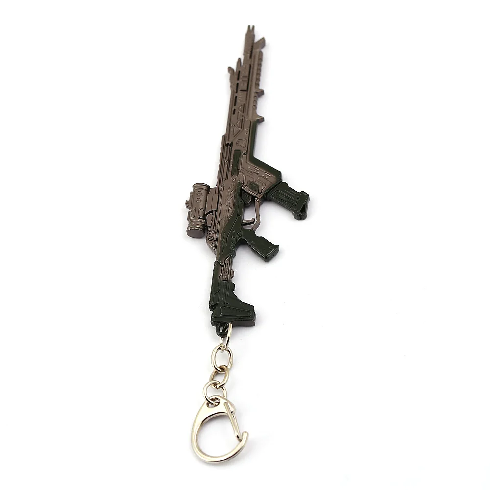 Игра APEX легенды герой пистолет Модель брелок подвеска брелок сумка ключи цепи аксессуары подарок для мужчин и женщин - Цвет: green