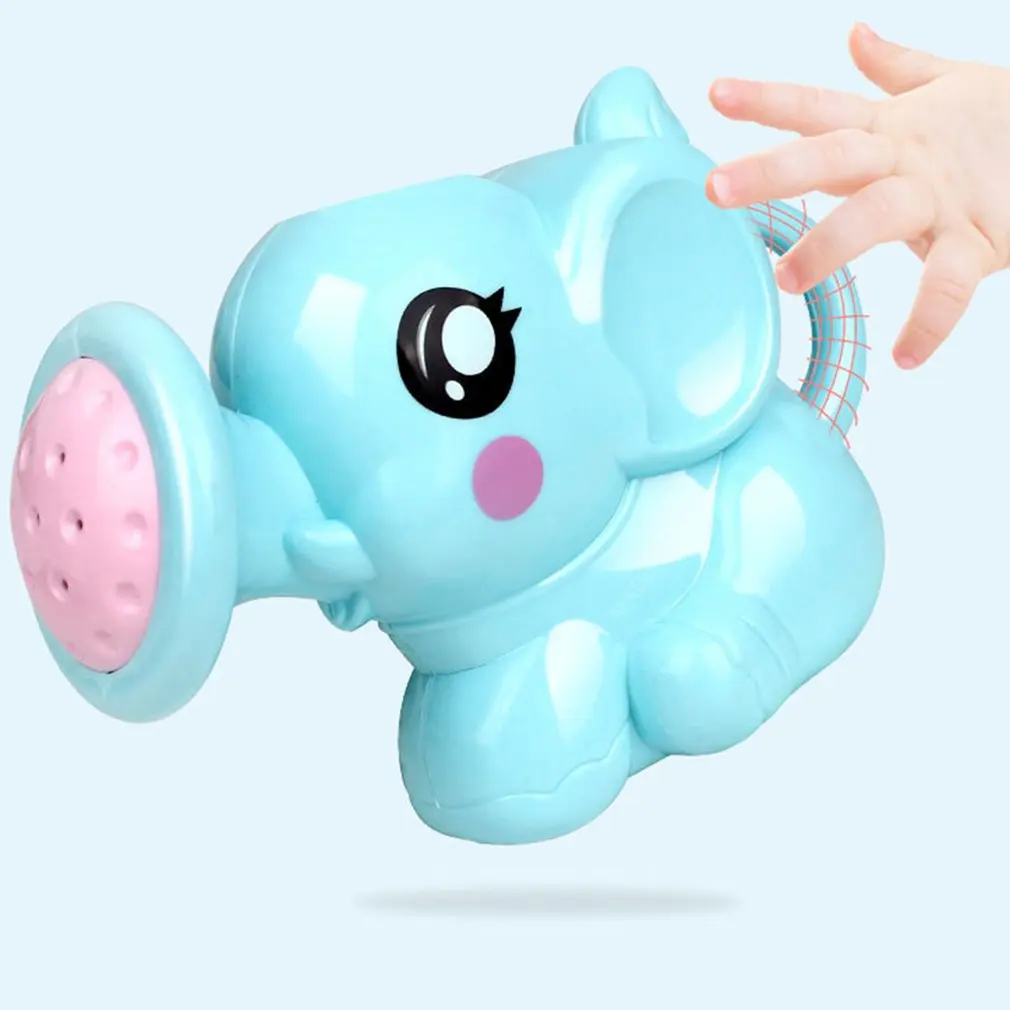 Water Spray Toy Baby Bath Lovely Plastic Elephant Shape Toys for Baby