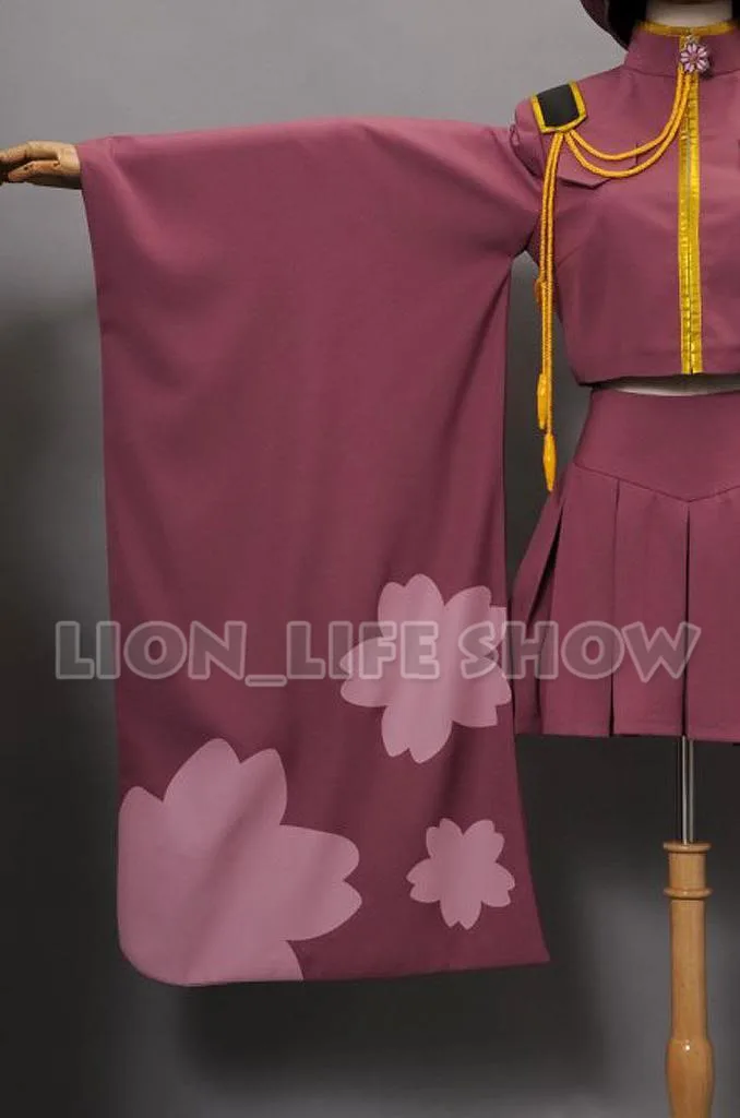 Японского Аниме Vocaloid Miku Senbon Сакура кимоно равномерное платье Костюмы для косплея Любой Размер