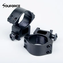 2 шт. Алюминиевый диаметр 30 мм Прицела Кольца для 20 мм Вивер Пикатинни пистолет аксессуары для охоты стрельба