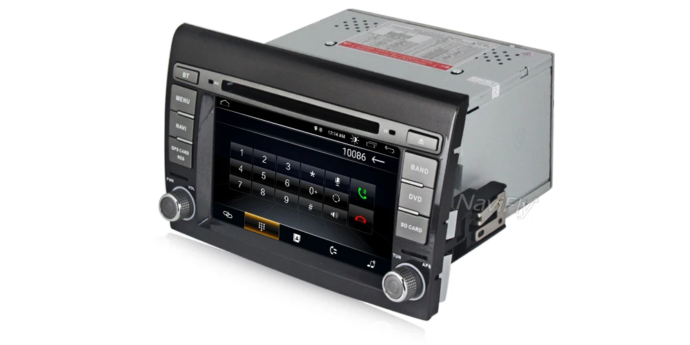 Clearance Navifly Android 8.1 Car radio dvd player For Fiat Bravo 2007 2008 2009 2010 2011 2012 GPS Navigation Autoradio FM Bluetooth Map 15
